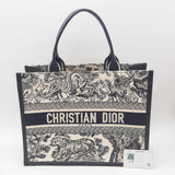 Christian Dior Canvas Embroidered Book Tote Bag Sd0925ozxzsa