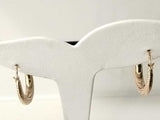 Hoop Earrings 10k Yellow Gold 0.8 Grams Mk0526ozmia