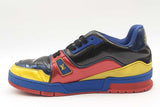 Louis Vuitton Multicolor Patent Leather Trainer Sneakers Size 6.5 Eb0226wxzsa