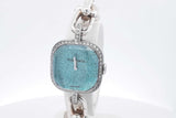 Tiffany & Co. Hardwear Diamond Bezel Sterling Silver & Steel Watch Eb0626lrxzsa