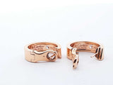 Cartier 18k Rose Gold Love Hoop Earrings .15cttw Lh0824wxzxde