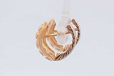 21k Yellow Gold Hoop Earrings 3.8 Grams Eb0226orxsa