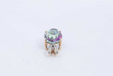 10k Yellow Gold Mystic Topaz Pendant 2.7 Grams Eb0524pxsa