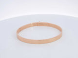 1 Cttw Diamond 18k Yellow Gold Hinged Bangle Bracelet 23.50g 7 In Aa0124rzxzmia