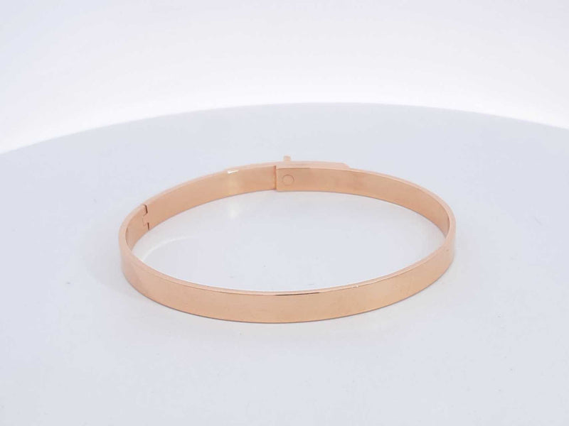 1 Cttw Diamond 18k Yellow Gold Hinged Bangle Bracelet 23.50g 7 In Aa0124rzxzmia