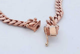 10k Rose Gold Cuban Link Bracelet 15.1 Grams 8.25 Inch Eb0526cxzde