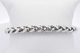 David Yurman Sterling Silver Wheat Chain Bracelet 26.7 Grams 8 Inch Eb0726lrxsa