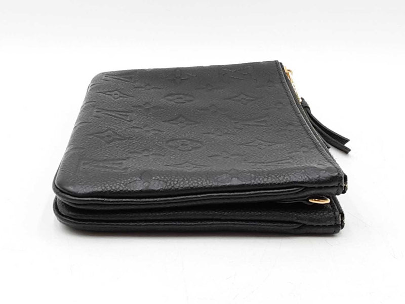 Louis Vuitton Double Zip Pochette In Monogram Empreinte Leather Fw1125przdu