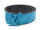 Louis Vuitton X Yayoi Kusama 40mm Belt Strap & 2 Buckles Size 36 Fw0626pxzdu