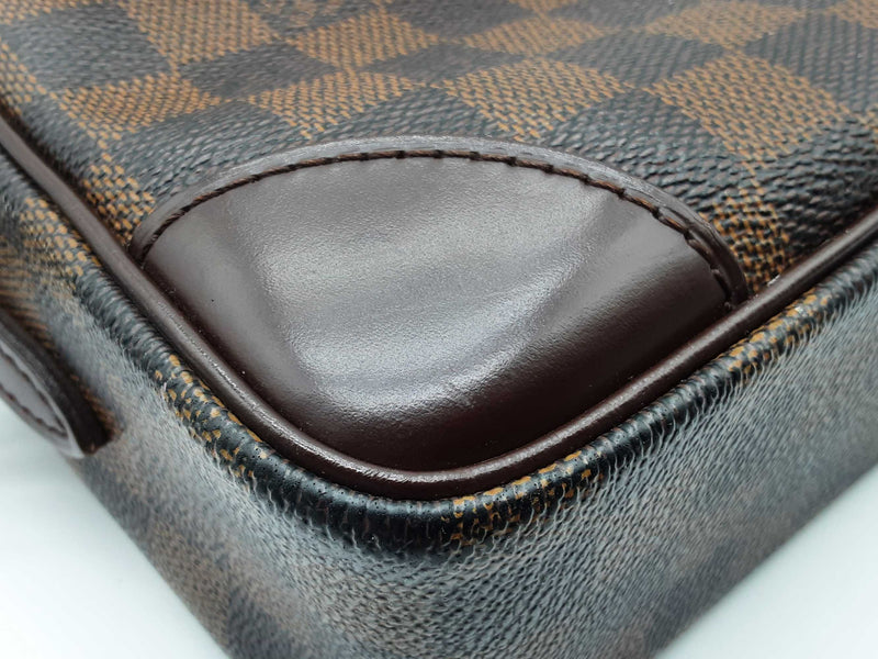 Louis Vuitton Trocadero Brown Damier Ebene Crossbody Bag Do0425crxde