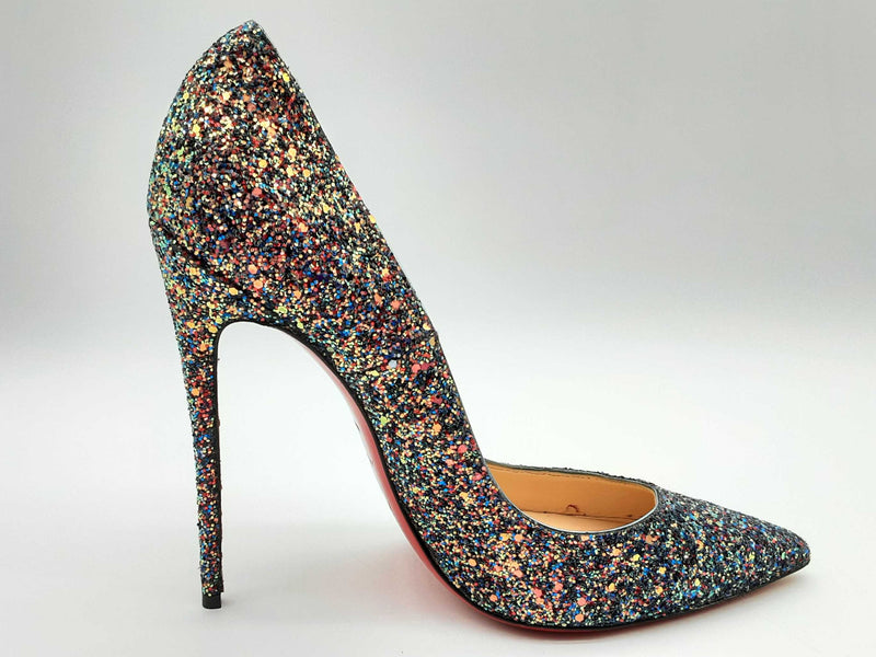 Christian Louboutin So Kate Dragonfly Glitter Heels Size Eu 40 Do0824lrxde