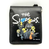 Balenciaga X Simpsons Leather Zip Wallet Hs0724lcrsa