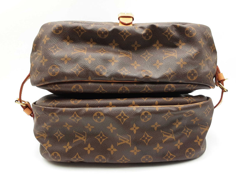 Louis Vuitton Saumur 35 Messenger Bag In Lv Monogram Coated Canvas Fw0125irxdu