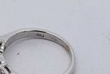 0.9cttw Diamond Ring In 14k White Gold 3.1 Grams Size 3.75 Eb0726ixzsa