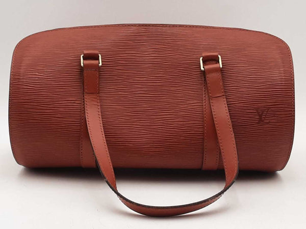 Louis Vuitton Epi Soufflot Brown Handbag Aa1025lcrsa