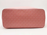 Michael Kors Logo Carter Top Zip Tote Bag Pink Sd0825rzsa