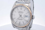 Rolex Oyster Perpetual Datejust 36mm Stainless Steel Watch Eb0126lrxzde