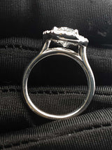 4.47 Cttw Lab Created Diamond & 18k Gold Engagement Ring & Cert 6 Grams Size 7 Fw0526rxzxdu
