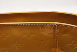 Louis Vuitton Monogram Vernis Yellow Patent Leather Avalon Tote Bag Eb0626oxzsa