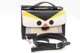 Fendi Vitello Elite Qutweet Demi Jour Penguin Shoulder Bag Eb0726wrxdu