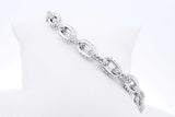 King Baby Sterling Silver Oval Link Bracelet 31.9 Grams 7 Inch Fw0425ixdu