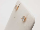 1.08 Cttw Lab Grown Diamonds 14k Yellow Gold 0.8g Stud Earrings Do0726orxde
