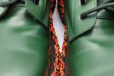Balenciaga Green Leather Combat Boots Size 46 Eb0326oorde