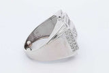 1.28cttw Diamond Ring In 10k White Gold 7 Grams Size 7 Eb0826rxzdu