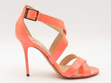 Jimmy Choo Neon Patent Lottie Heels Orange Size 36.5 Aa0826rzsa