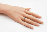 0.30 Cttw Diamond & 14k White Gold 3-stone Ring 2.2 Grams Size 5 Fw0426ozxdu