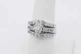 2.3cttw Diamond Ring In 14k White Gold 8.6 Grams Size 7 Eb0126lxxzsa