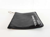 Off White "For Belongings" Pouch In Black Leather Fw1125rxde