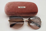 Miu Miu Scenique Rimless Sunglasses Smu50t Eb1026lxzde