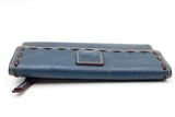 Dooney & Bourke Teal Leather Florentine Continental Clutch Wallet Eb0125lrdu