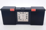 Cartier Turn Of The Century Quartz Travel Alarm Clock Eb0224rxzsa