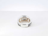 David Yurman 0.58 Cttw Diamond & Sterling Silver Cable Ring 9.9 Grams Size 6 Fw0726lrzdu