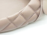 Burberry Avonwick Buckle Quilted Dusty Pink Leather Flats Size Eu 40 Do0525pxde
