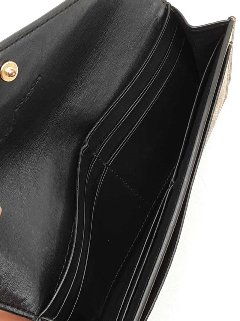 Coach Slim Envelope Wallet In Signature Coated Canvas & Black Leather Fw0925wzdu