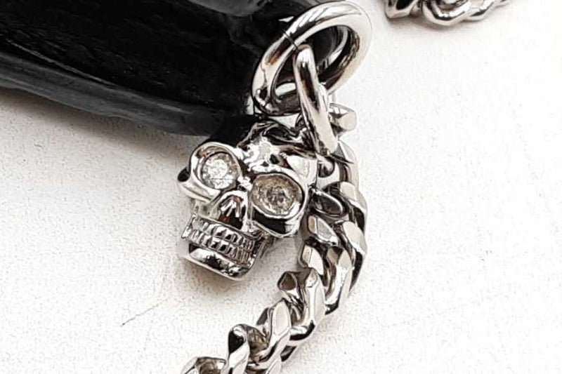 Alexander Mcqueen Crocodile Embossed Crossbody Phone Case Holder Eb1025lxzdu