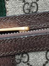 Gucci Ophidia Backpack In Beige & Ebony Gg Supreme Coated Canvas Fw0126erxdu