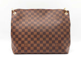 Louis Vuitton Graceful Pm Hobo Bag In Damier Ebene Canvas & Leather Fw0226crxdu
