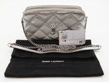 Yves Saint Laurent Metallic Lambskin Mini Becky Double Zip Bag Sd0226rrzde