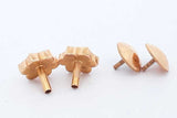 22k Yellow Gold 1.68cttw Diamond Flower Cufflinks 7.2 Grams Eb1125lrxzde