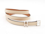 Hermes Pop H 15 Epsom Leather Belt In Craie Fw1024lrxsa