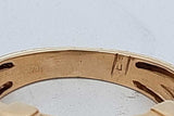 0.14cttw Diamond Ring In 10k Yellow Gold 3.7 Grams Size 8.5 Eb0926lrxsa
