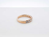 0.90 Cttw Diamond & 14k Yellow Gold Ring 3.8 Grams Size 6.75 Fw0425orxdu