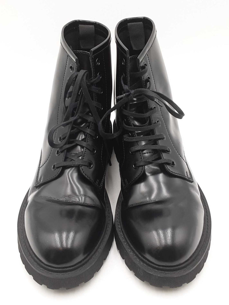 Saint Laurent Army Lace Up Boot サイズ41 Yves Saint Laurent Black Leather Combat Army Boots Size 44