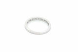0.12cttw Princess Cut Diamond Ring In 14k White Gold 2 Grams Size 7 Eb0926loxsa