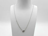 0.96 Dwt Lab Diamond Pendant Chain Sterling Sliver Mk1225rzmia