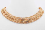 18k Yellow Gold Woven Chain Necklace 29.5 Grams 16 Inch Eb0526owxzsa